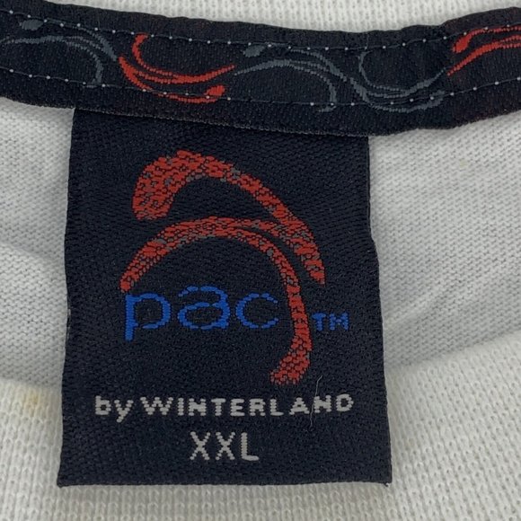 Men's‎ 2Pac Tupac Shakur Winterland Short Sleeve T-Shirt White 2XL NOS - Picture 3 of 7